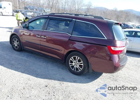 2012 Honda Odyssey Ex-L z USA, uszkodzony, nr VIN 5FNRL5H6XCB040094